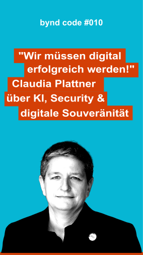 Claudia Plattner - "Wir müssen digital erfolgreich werden!" - Claudia Plattner über KI, Security & digitale Souveränität